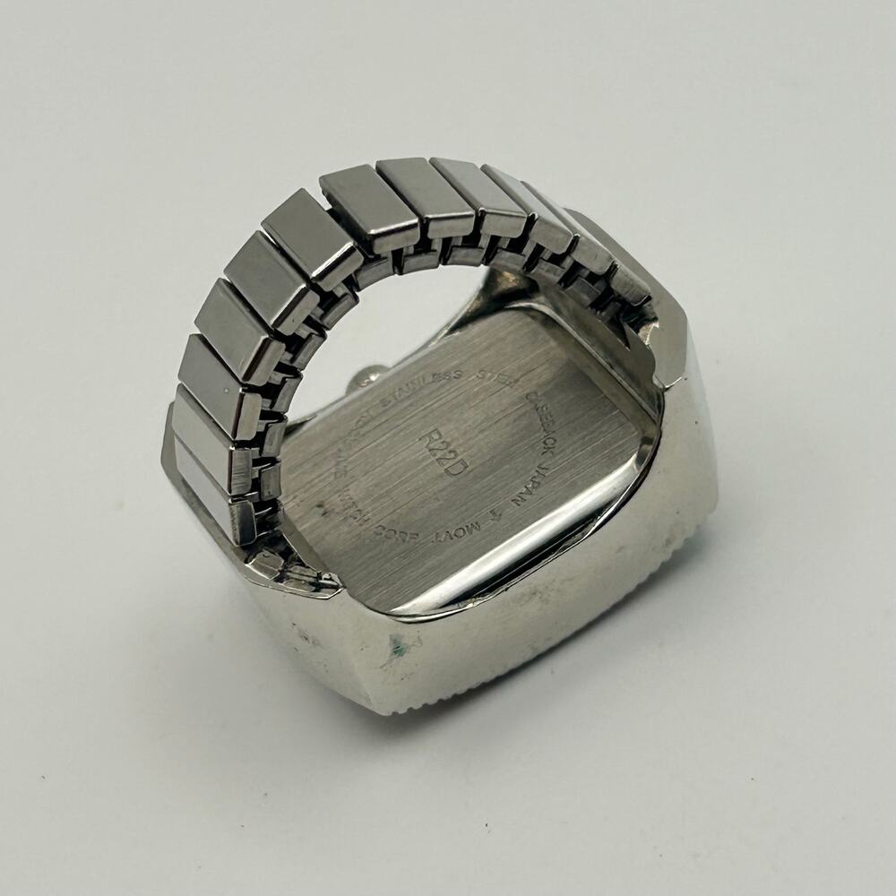 Kim Rogers Multi-colored Crystal Bezel Ring Watch Working New Battery - Picture 7 of 7